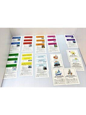 SpongeBob Monopoly Property Cards Lot Replacement Set 2005 Board Game Pieces